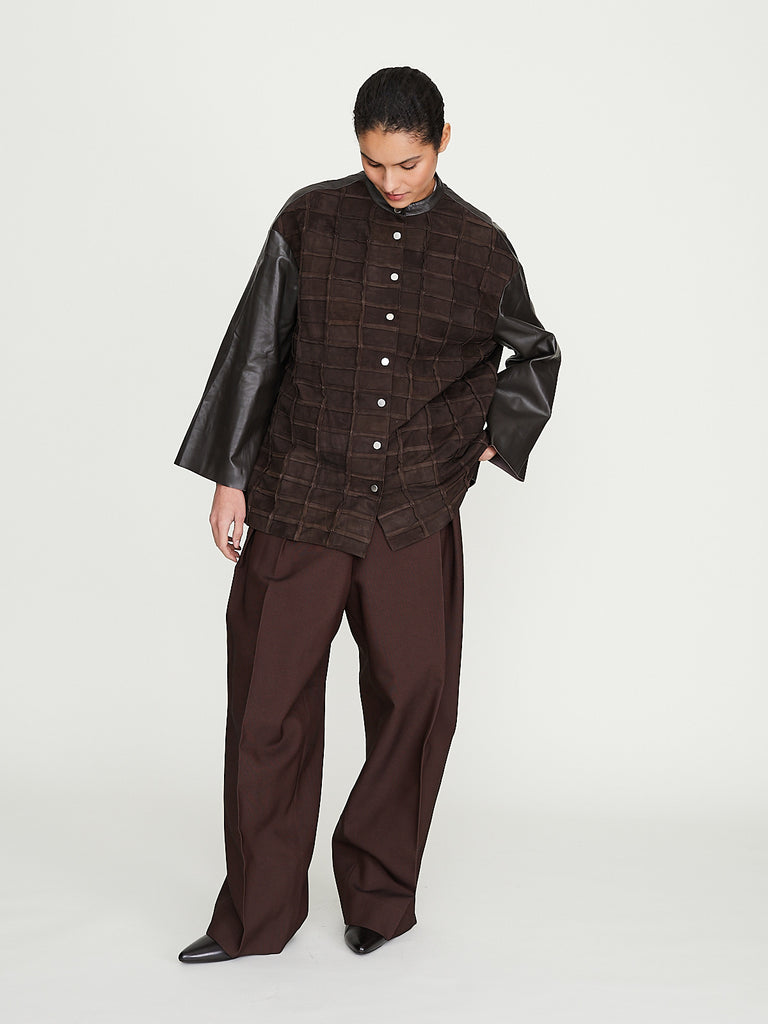 Niccolò Pasqualetti  - Wide Legged Trousers in Brown