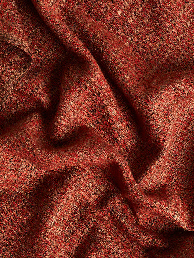 Norlha Chic Mountain Scarf in Brick Red