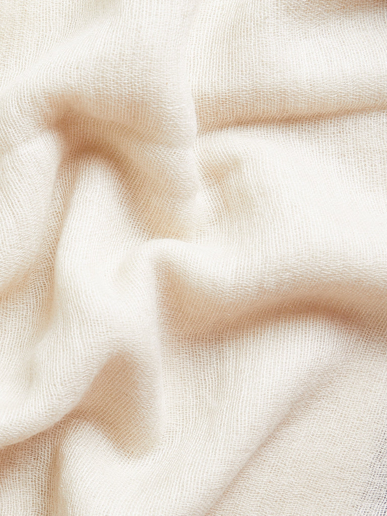 Norlha Chic Traces Shawl in Natural Yak White