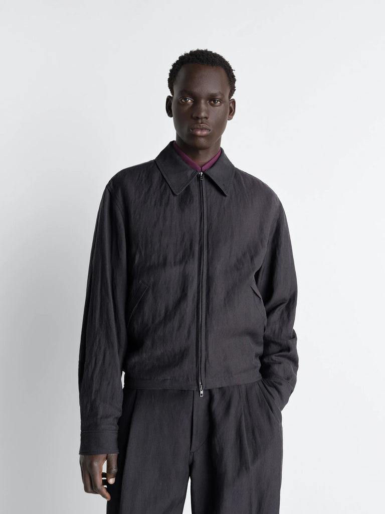 Lemaire - Short Blouson in Ash Black
