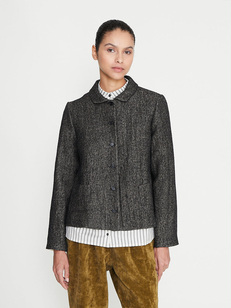 Apuntob - Heavy Hemp Jacket in Black