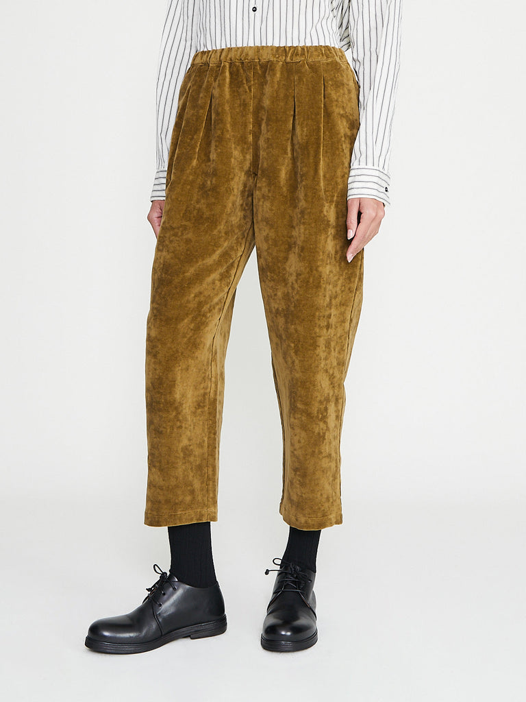 Apuntob - Cotton Trousers in Forest