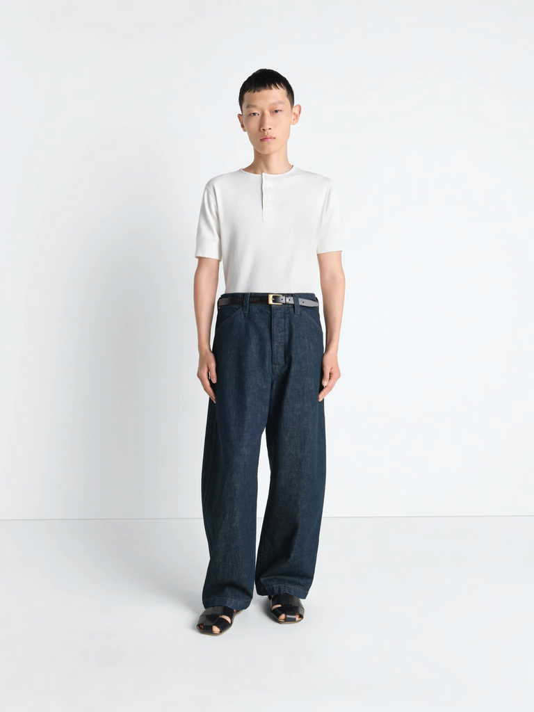 Lemaire - Men's Maxi Workwear Pants in Denim Indigo