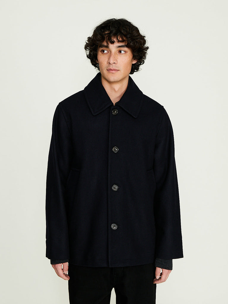 Parages - Harbour Wool Jacket in Navy