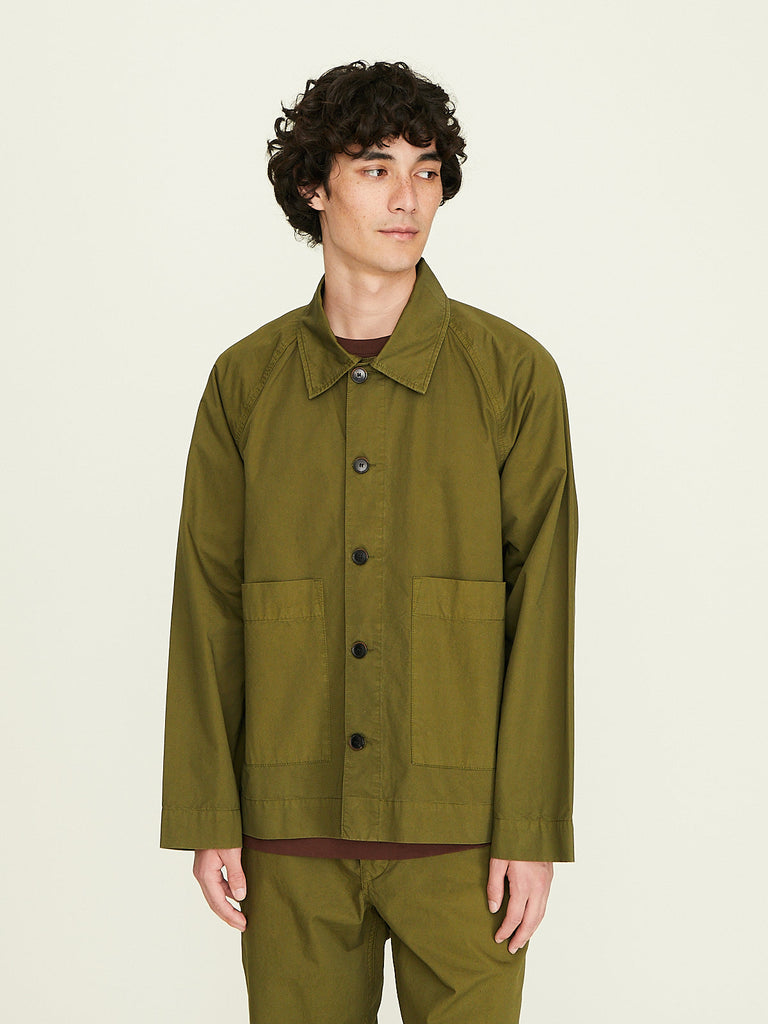 Parages Coach Light Jacket in Olive