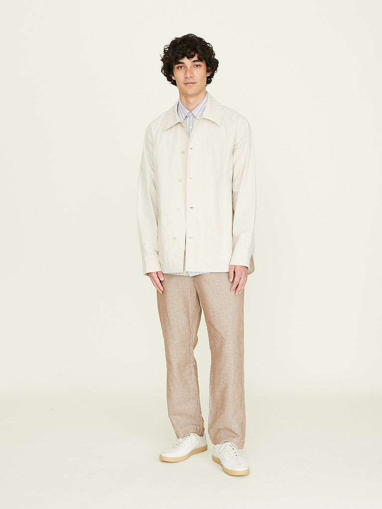 Parages Sumo Rain Overshirt in Chalk