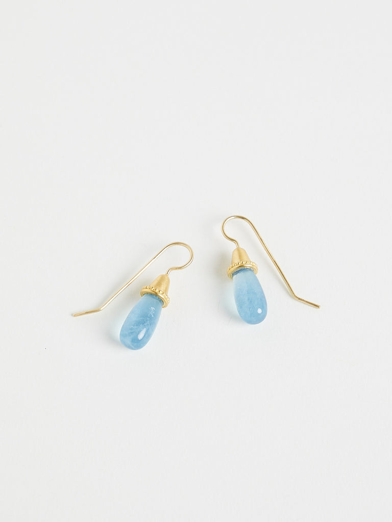 Prounis Aquamarine Pileus Earrings