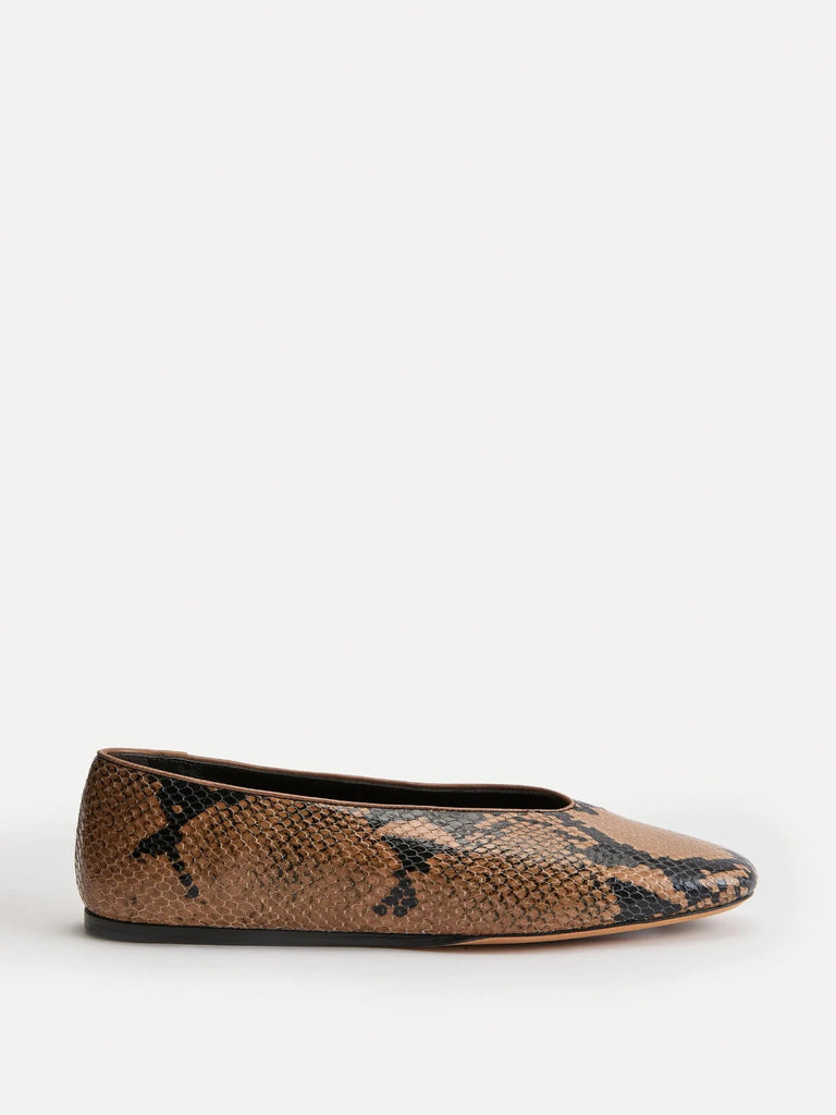 Le Monde Béryl - Classic Regency in Fango Leather Snake Effect