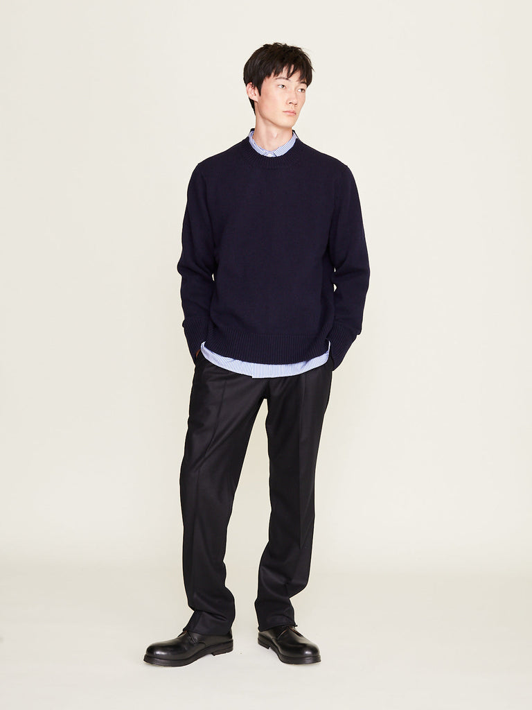 Salon C. Lundman  - Chunky O-Neck in Navy