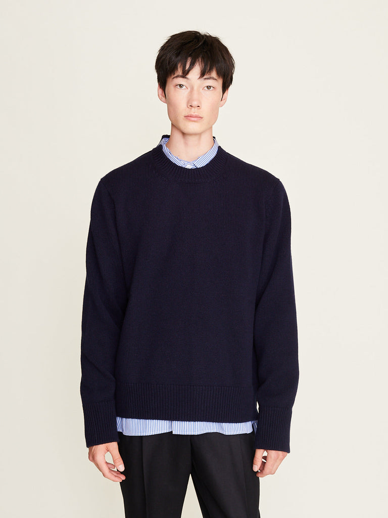 Salon C. Lundman  - Chunky O-Neck in Navy