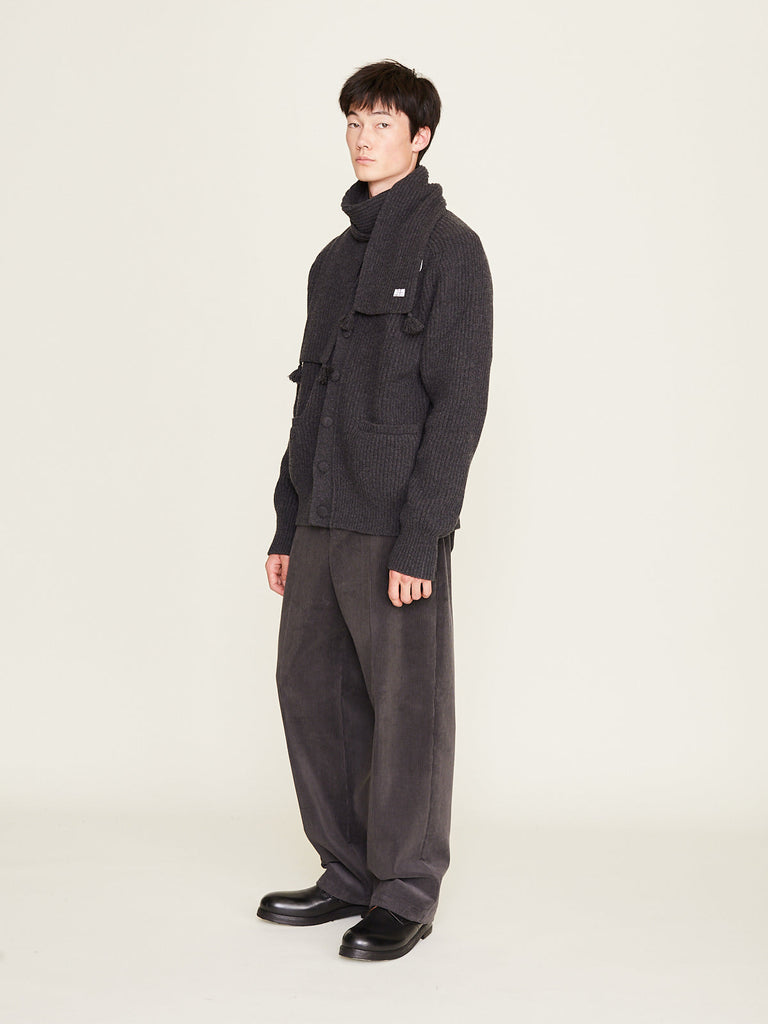Salon C. Lundman - Loose Corduroy Trousers in Grey