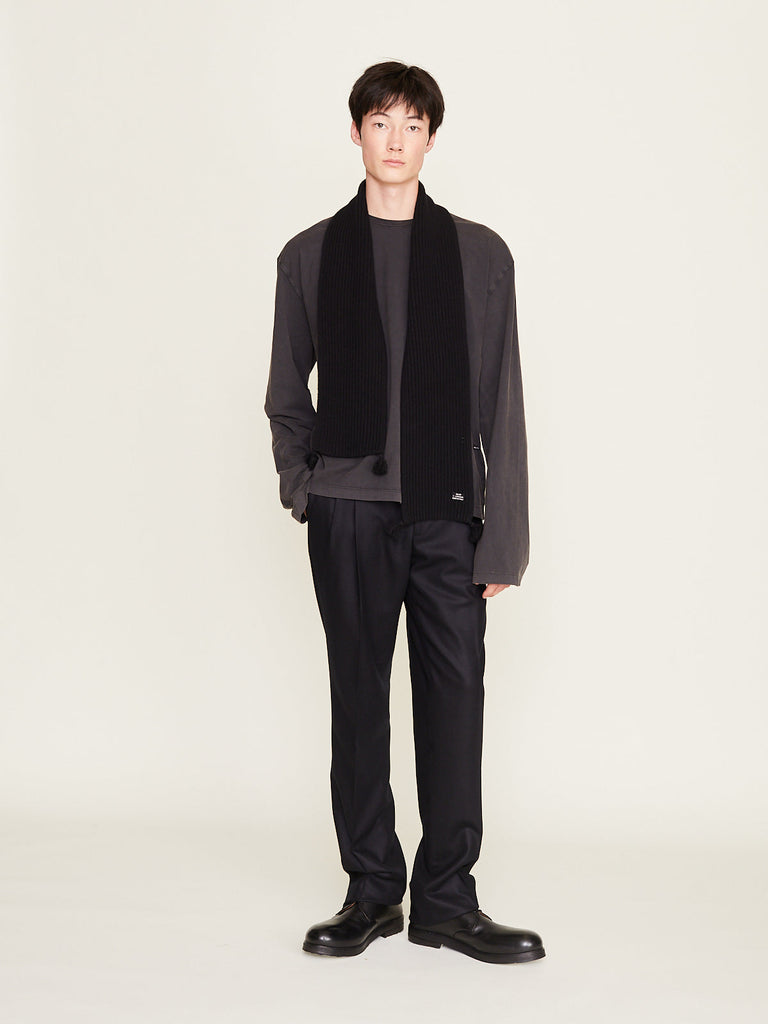 Salon C. Lundman - L/S Organic Cotton T-Shirt in Faded Black