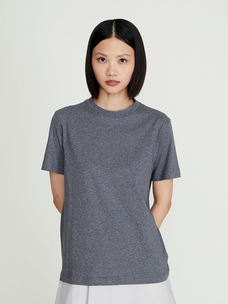 Sofie D'Hoore - Tag T-Shirt in Mid Grey Melange