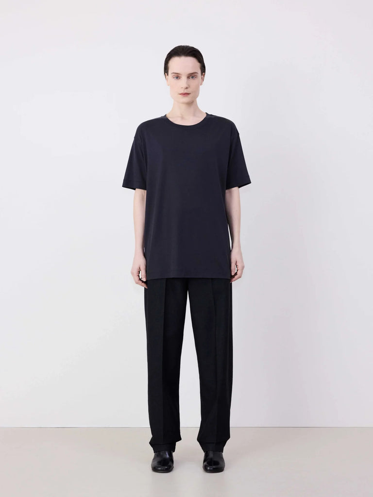 Lemaire Short Sleeve T-Shirt in Caviar