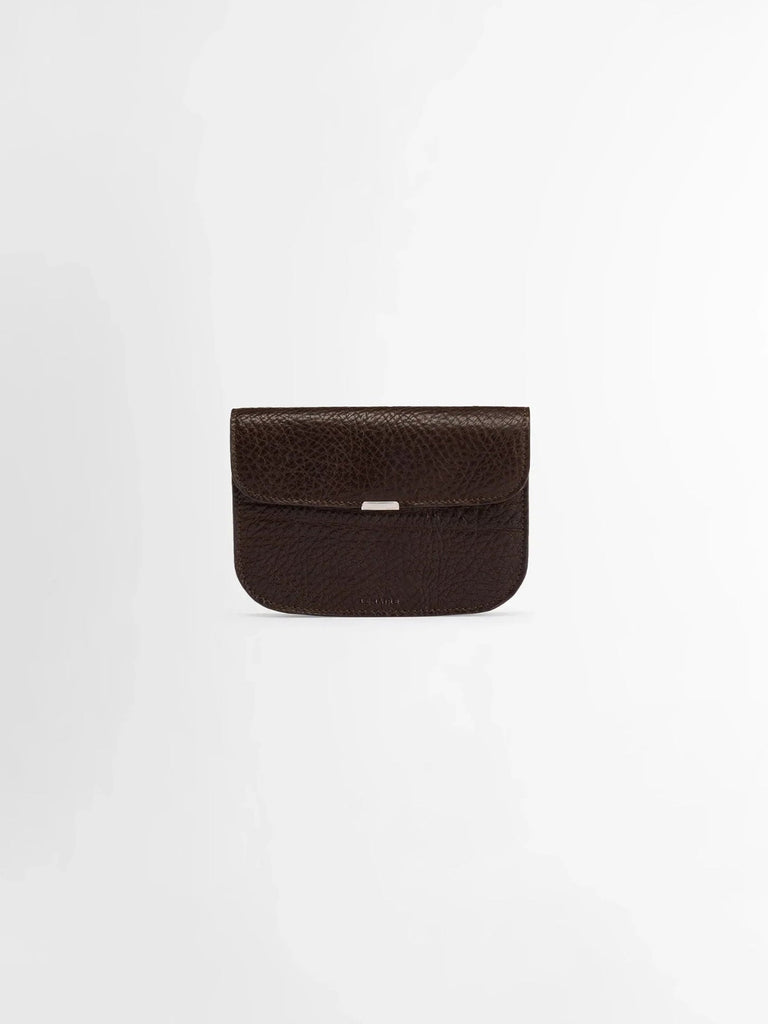 Lemaire - Soft Tab Wallet in Dark Chocolate