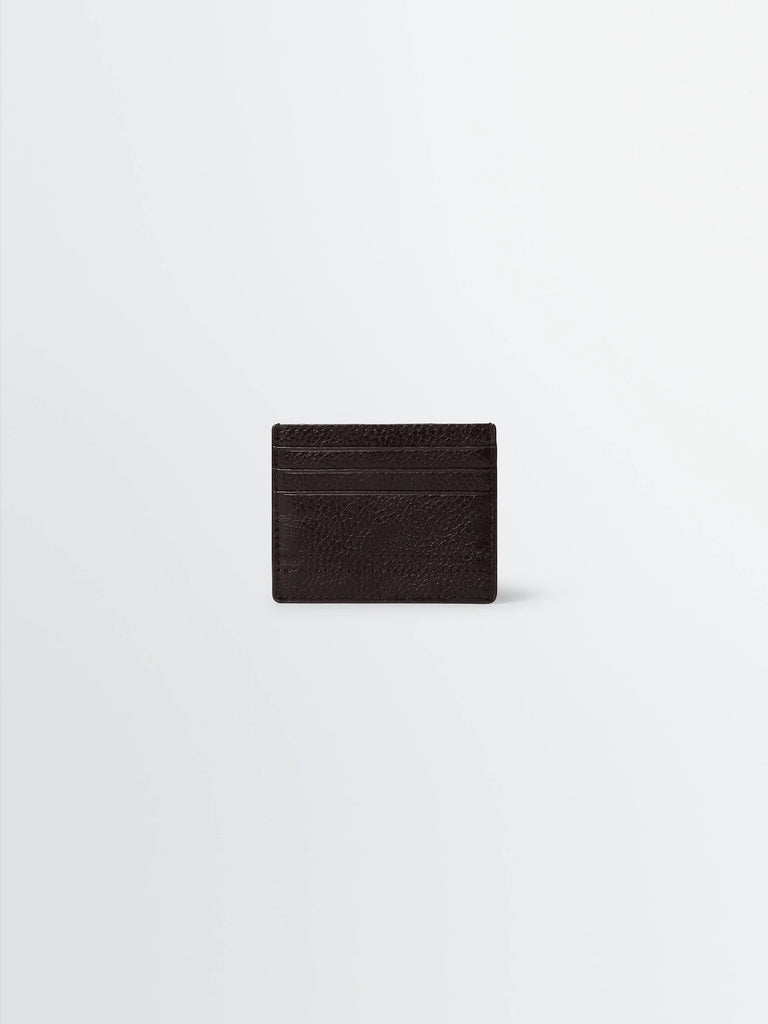Lemaire - Gear Card Holder in Espresso Cow Leather