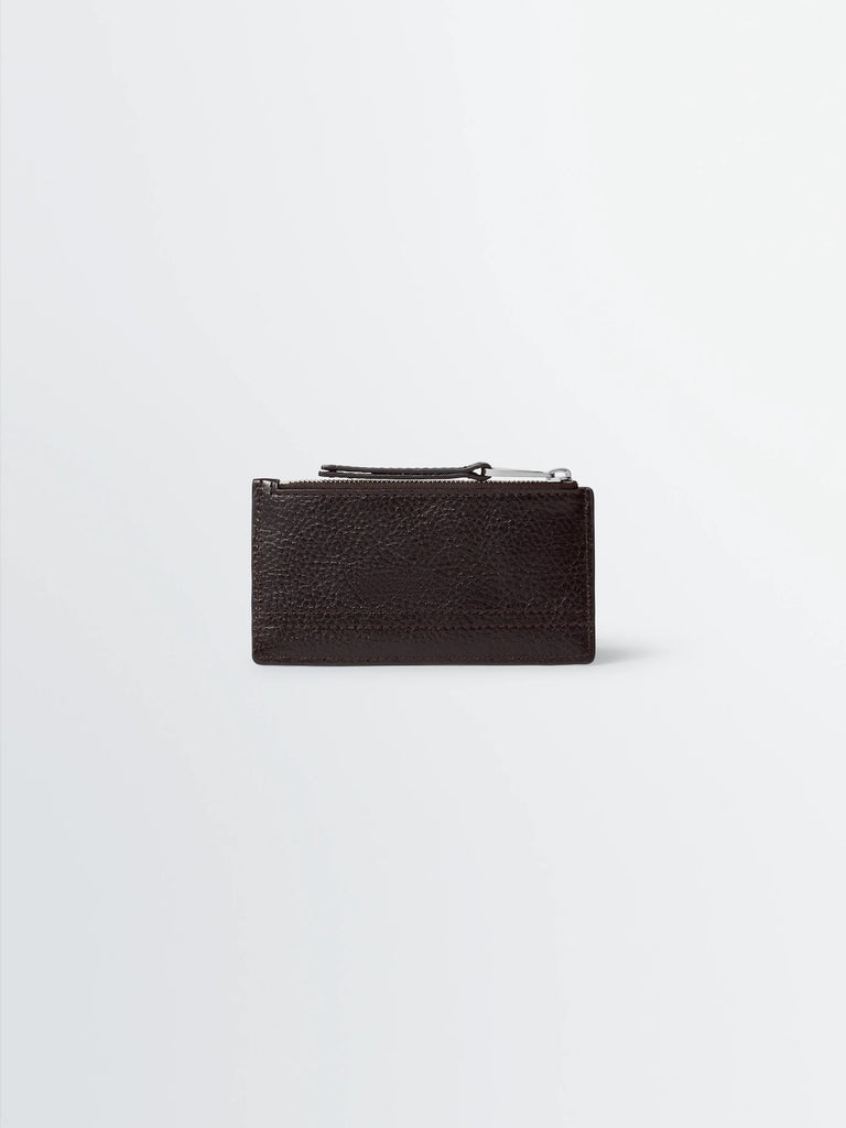 Lemaire - Gear Card Holder Coin Purse in Espresso Cow Leather