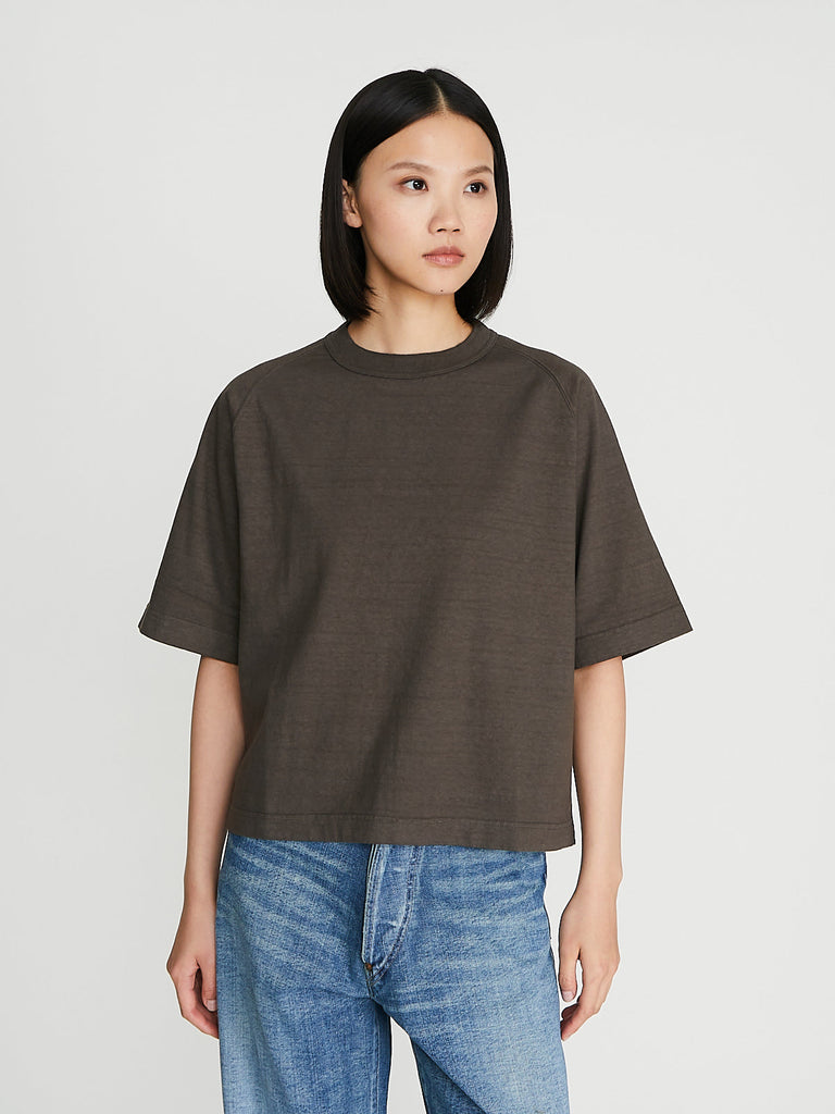 Sunray Spirit - Mahuna Short Sleeve T-Shirt in Black Olive