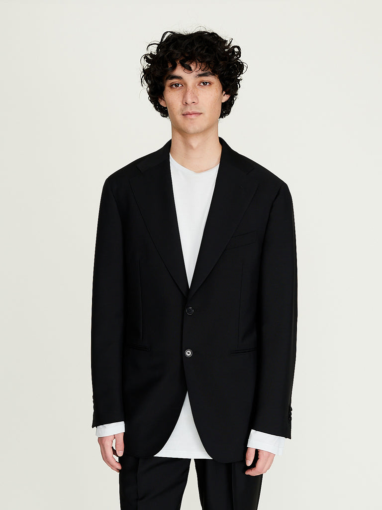 Salon C. Lundman - SB Jacket in Black Wool/Mohair
