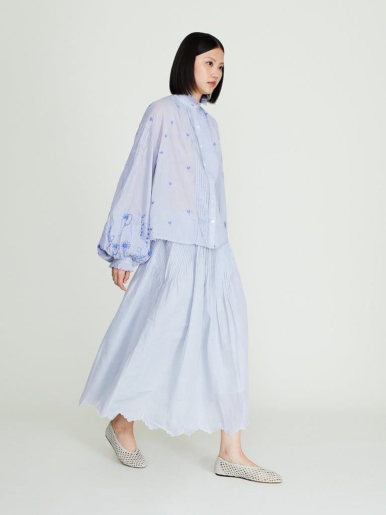Thierry Colson - Verde Skirt in Grey