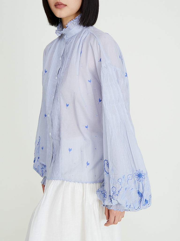 Thierry Colson - Slava Blouse in Blue