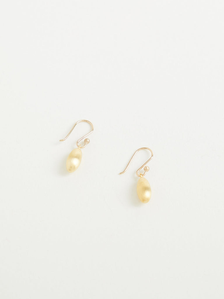 Ted Muehling Gem Earrings in Hematite