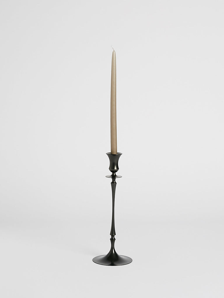 E.R. Butler & CO 0208 Biedermeir Ted Muehling Candlesticks in Oxidised Bronze