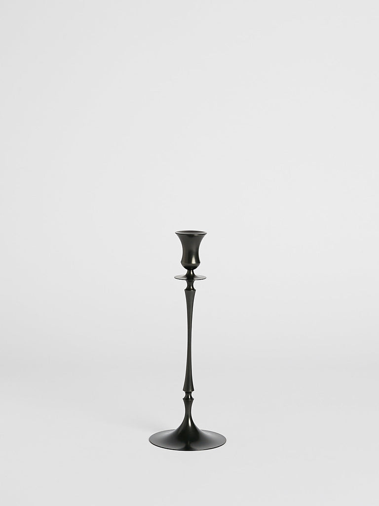 E.R. Butler & CO 0208 Biedermeir Ted Muehling Candlesticks in Oxidised Bronze