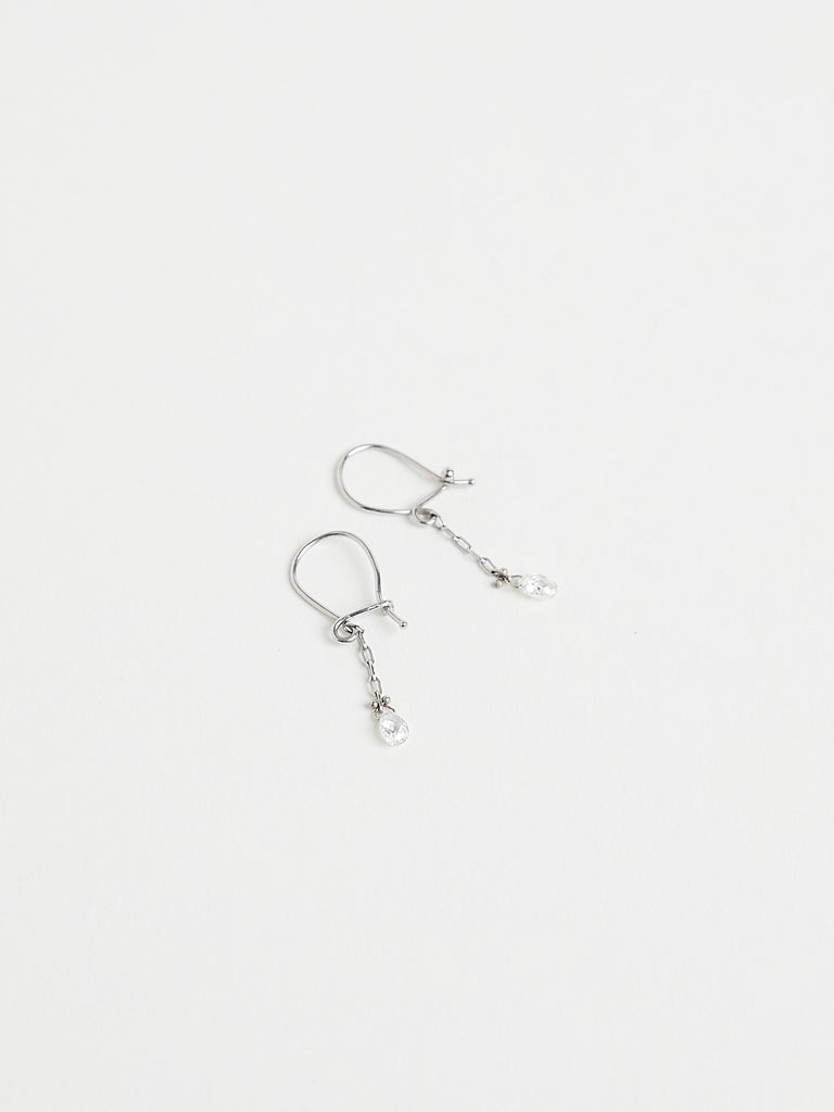 Drop Diamond Earrings