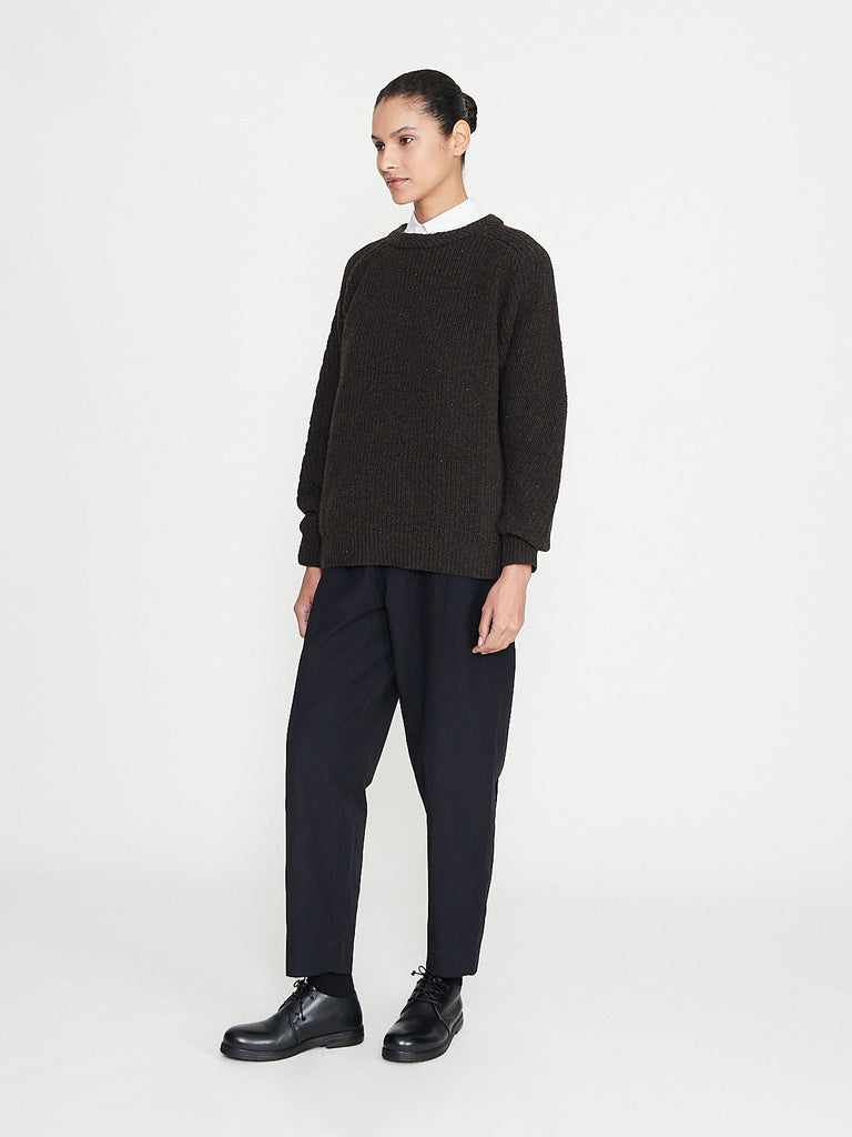 Toogood - The Librarian Trouser in Structured Cotton Ink
