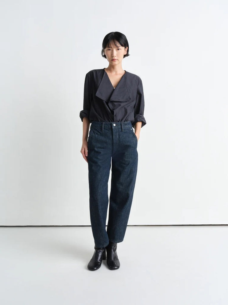 Lemaire Twisted Pants in Denim Indigo