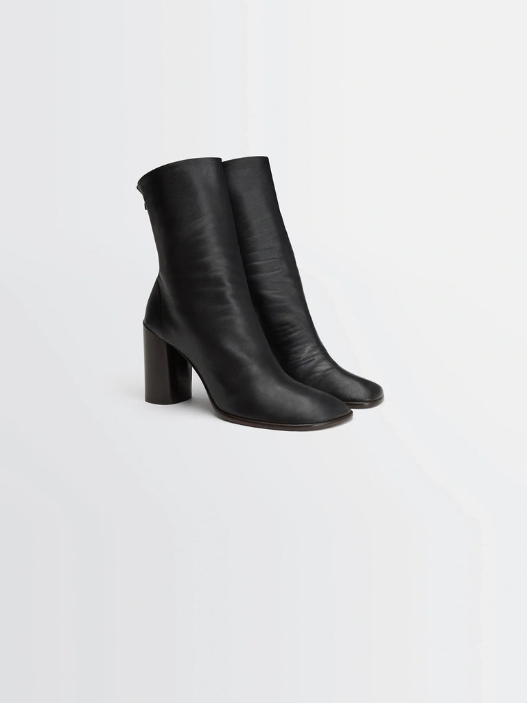 Lemaire - Glove Ankle Boots 80 in Dark Chocolate